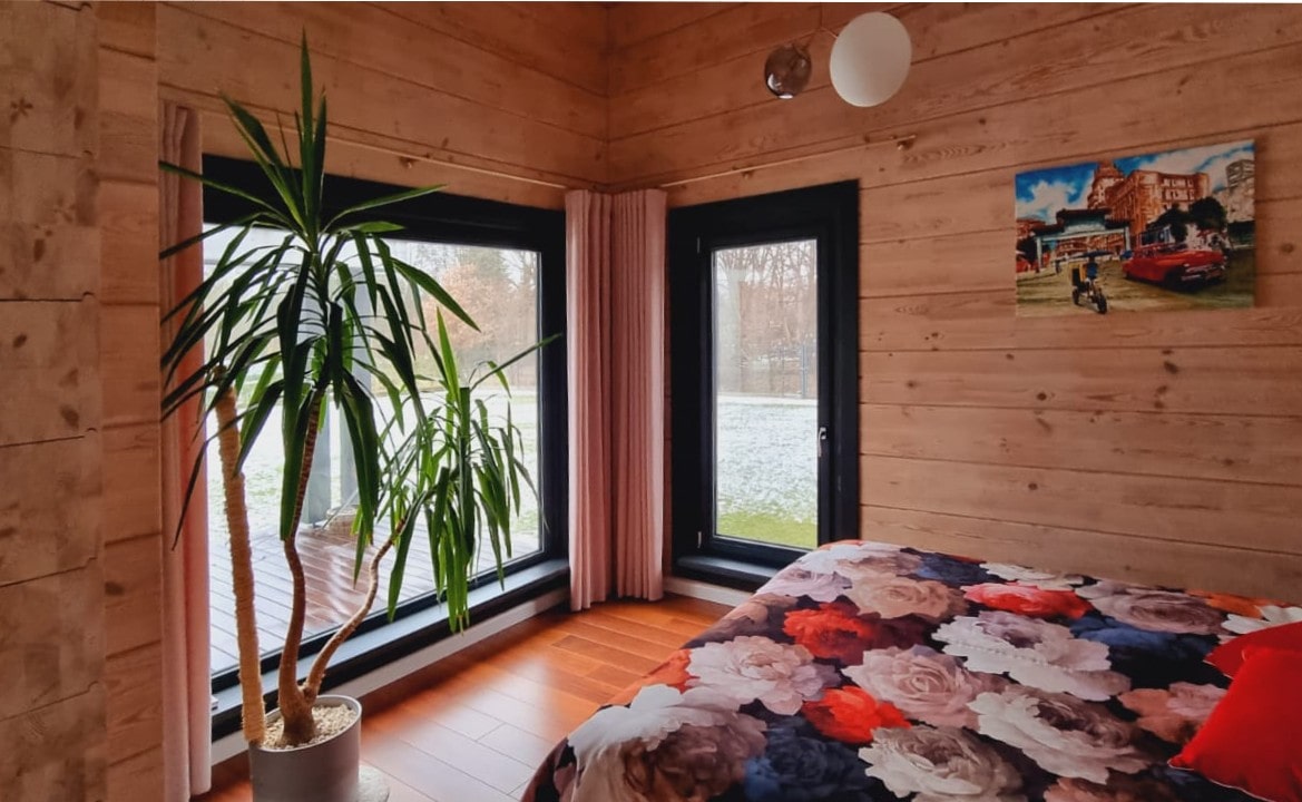 Umweltfreundliche energiesparende Holzfenster